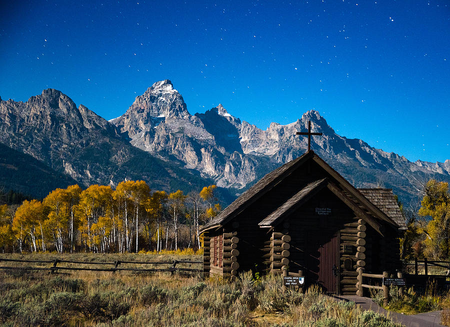 Grand Teton National Park Photograph - Chapel of Transfiguration by Darren White