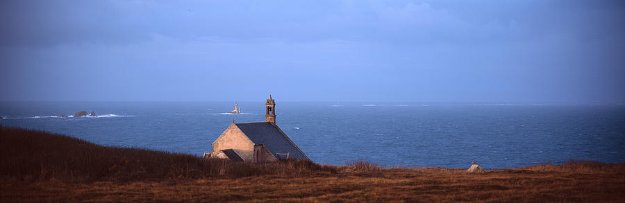 Architecture Photograph - Chapel On The Coast, La Chapelle De by Panoramic Images