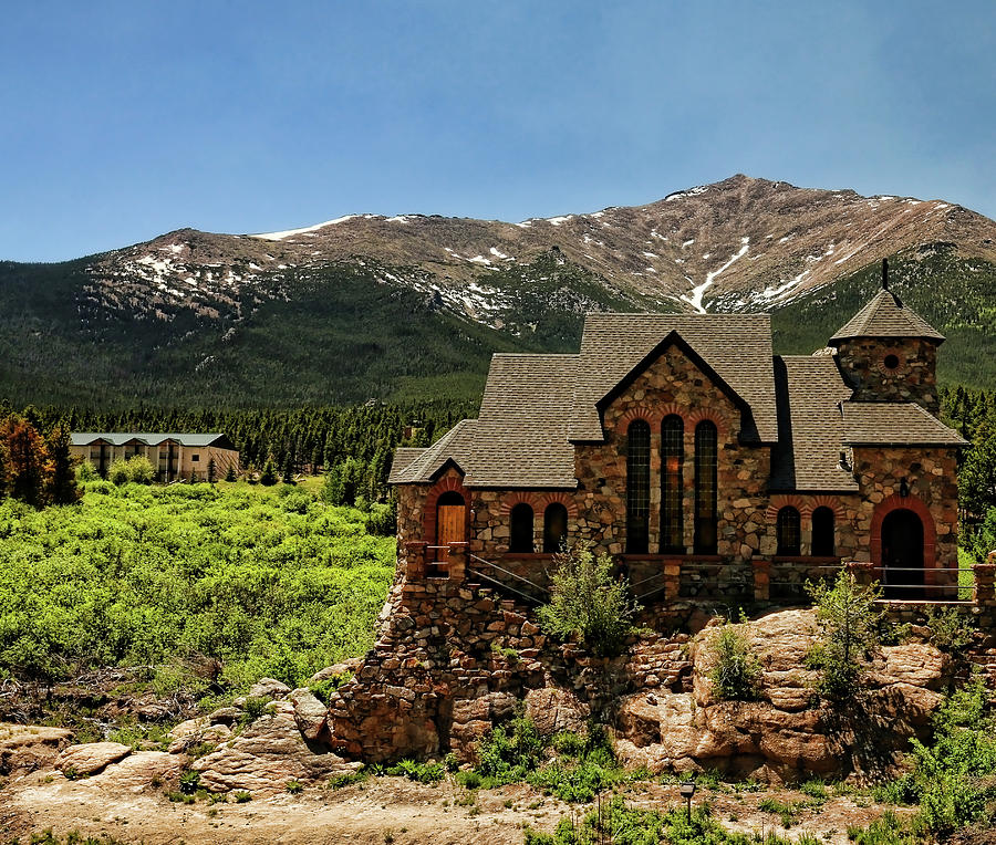 Chapel on the Rocks 2 - Colorado Photograph by Judy Vincent