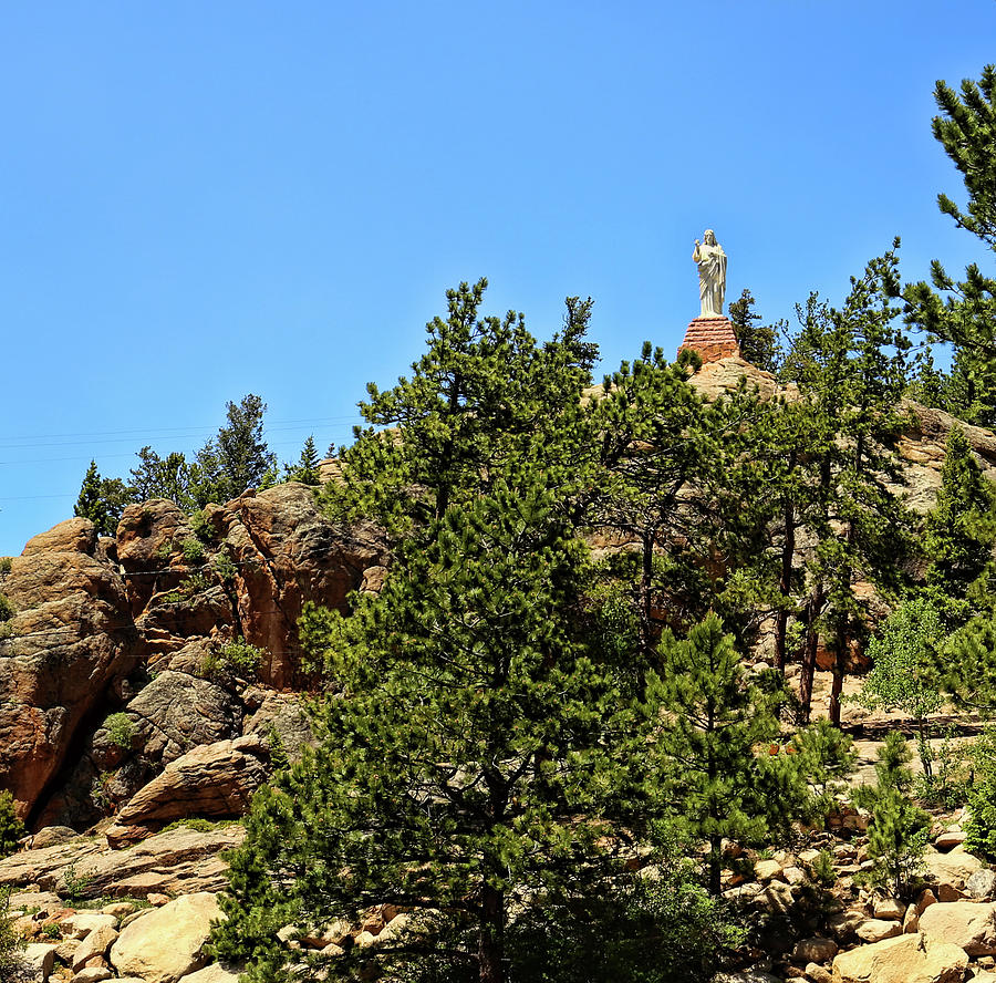 Jesus Christ Photograph - Chapel on the Rocks - Colorado by Judy Vincent