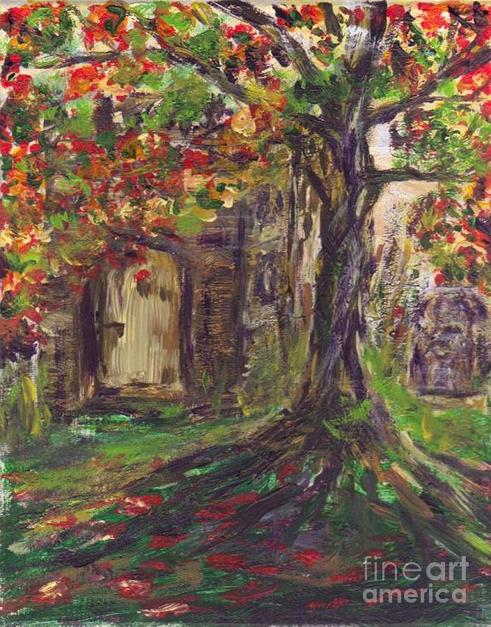 Tree Painting - Chappell For My Soul by Mary Sedici