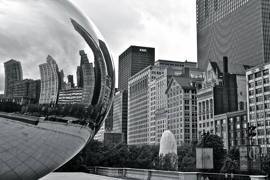 Charcoal Cloud Gate Photograph by Frozen in Time Fine Art Photography