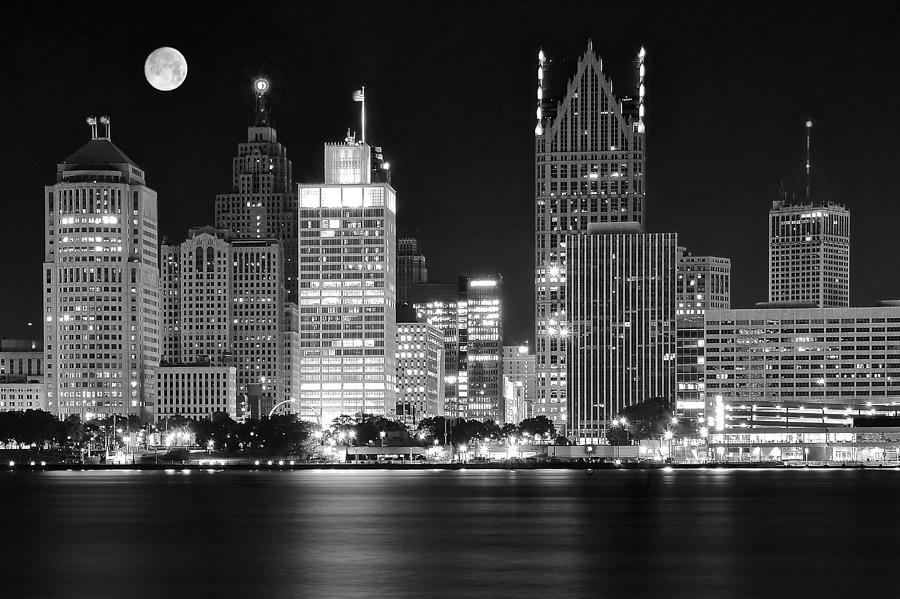 Charcoal Detroit Photograph by Frozen in Time Fine Art Photography