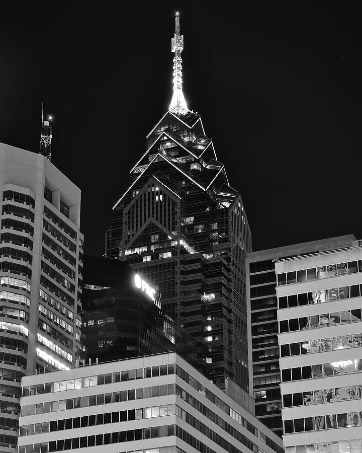 Charcoal Night Philly Lights Photograph by Frozen in Time Fine Art Photography
