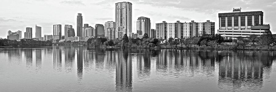 Charcoal Wide Angle of Austin Photograph by Frozen in Time Fine Art Photography