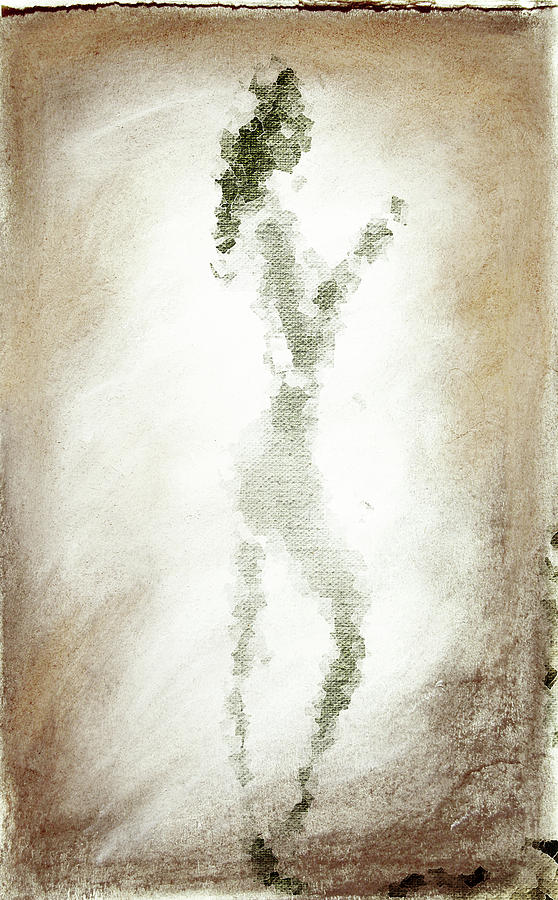 Charcoal Woman Digital Art by Andrea Barbieri