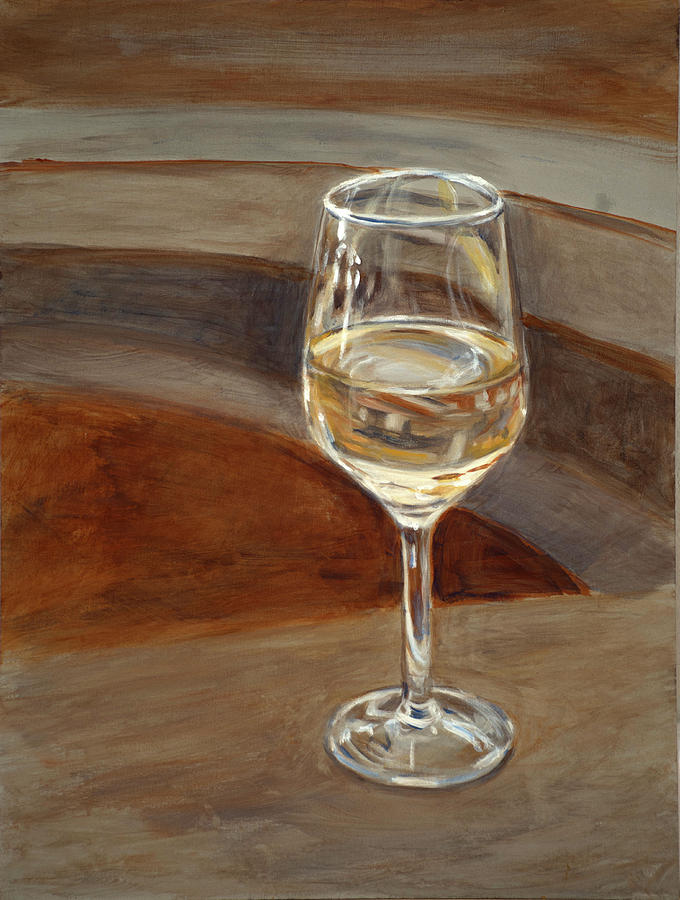 Chardonnay Painting by Christopher Reid
