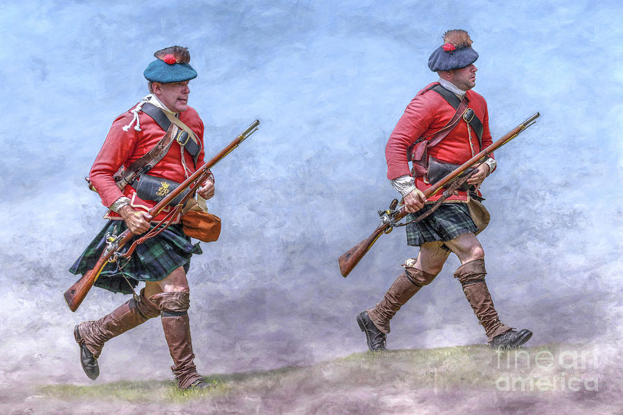 Charge of the Highlanders Digital Art by Randy Steele