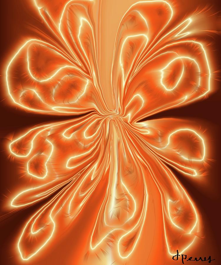 Charged Petals Digital Art by D Perry