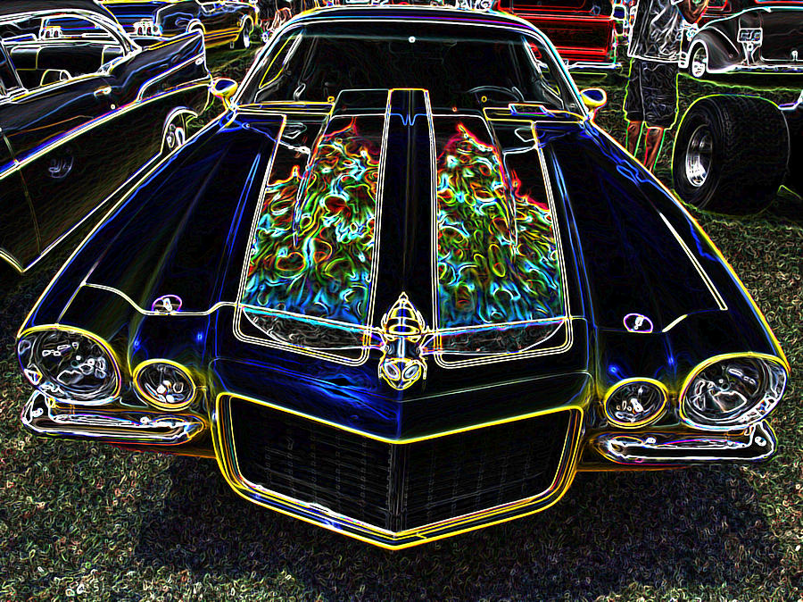 Charged Up Camaro Digital Art by Teri Schuster