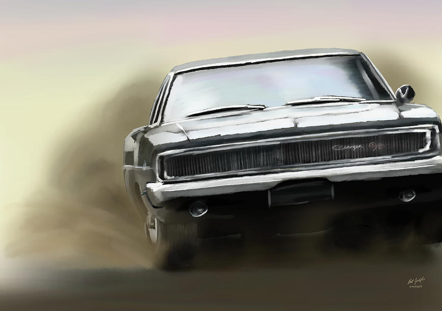 Auto Painting - Charger by Pat Godfrey