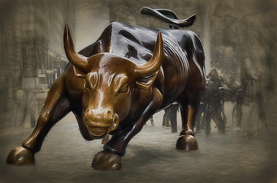 Charging Bull Photograph by Dyle Warren
