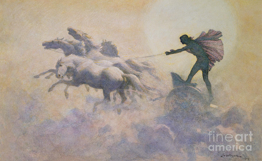 Chariot of the Sun Painting by John Charles Dollman