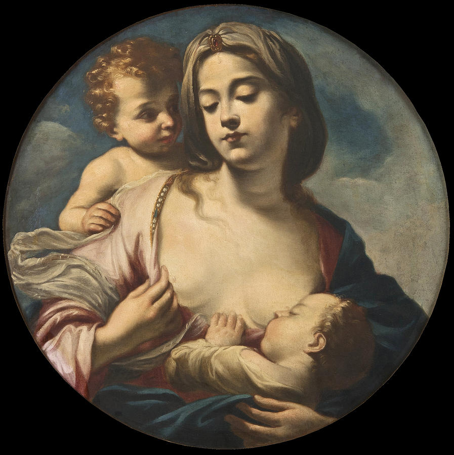 Charity Painting by Attributed to Giuseppe Passeri