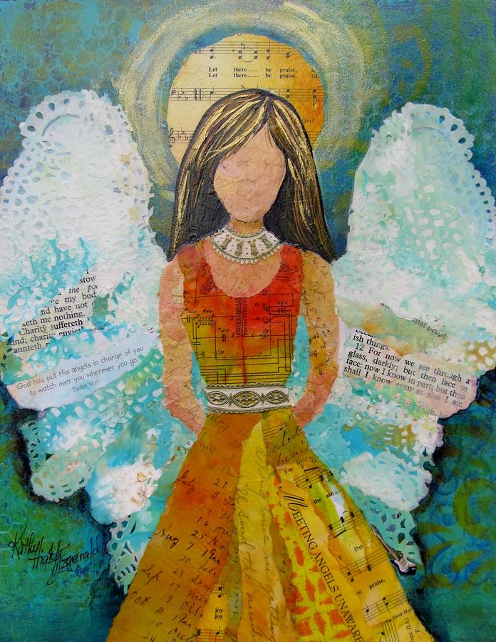 Charity Mixed Media by Kathy Fitzgerald