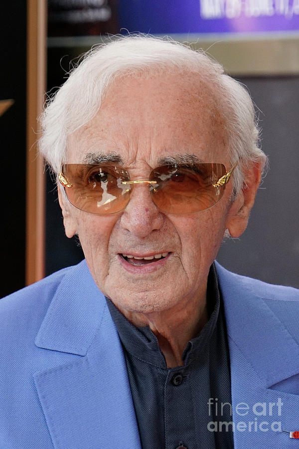 Charles Aznavour 2 Photograph by Nina Prommer