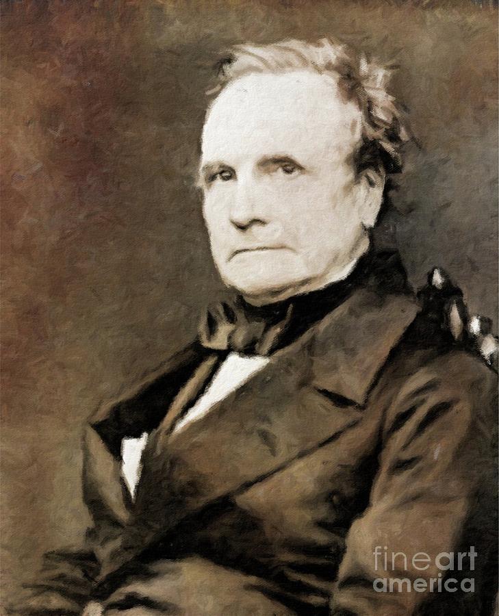 Charles Babbage, Inventor By Mary Bassett Painting