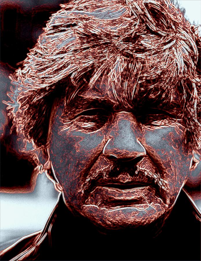 Charles Bronson Digital Art by Michael Todd