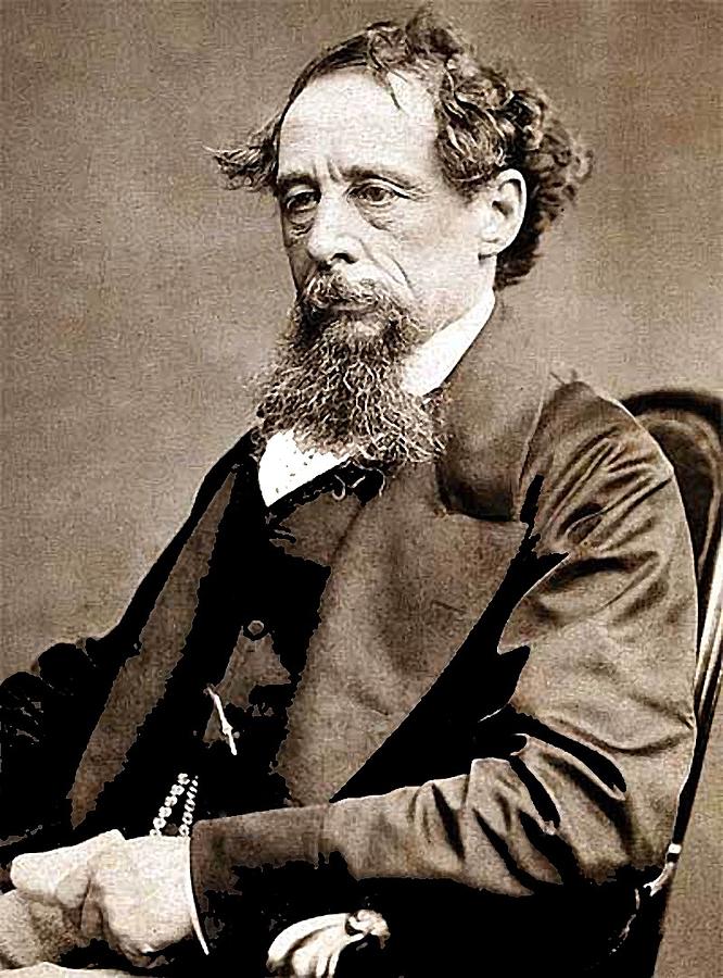 Charles Dickens 1 circa 1867 Photograph by David Lee Guss