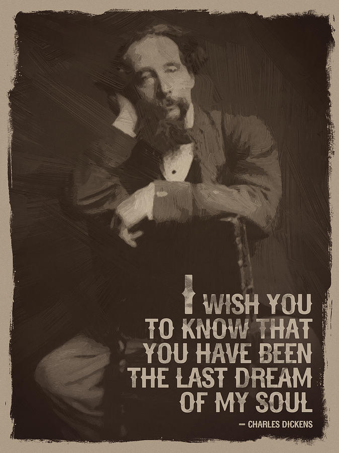 Charles Dickens Quote Digital Art