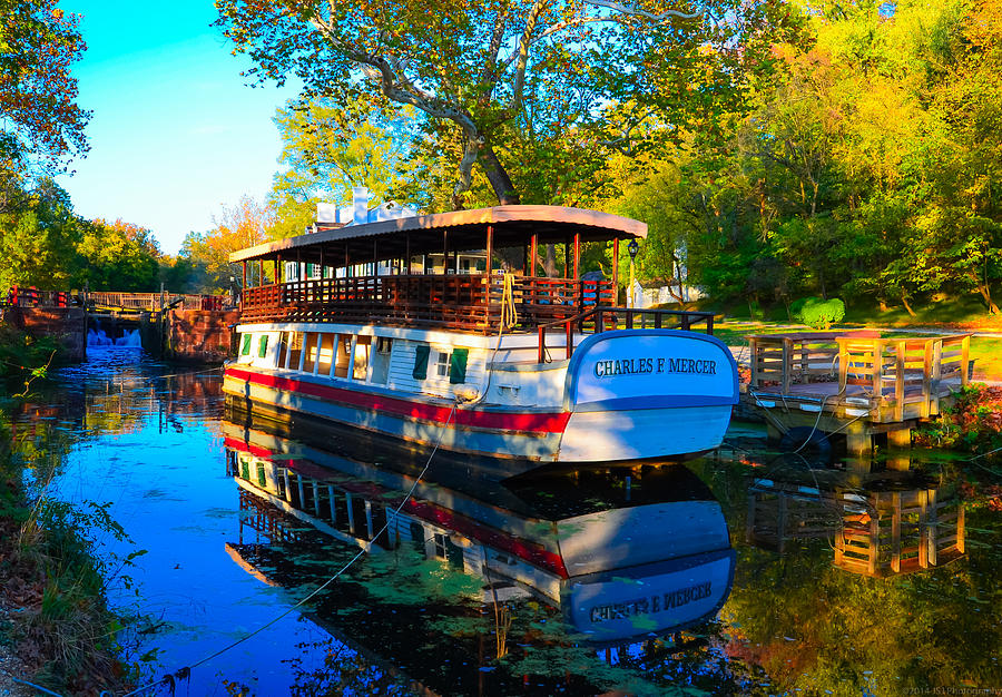 Charles F Mercer Pocket Boat on C and O Canal Photograph by Jeff at JSJ Photography