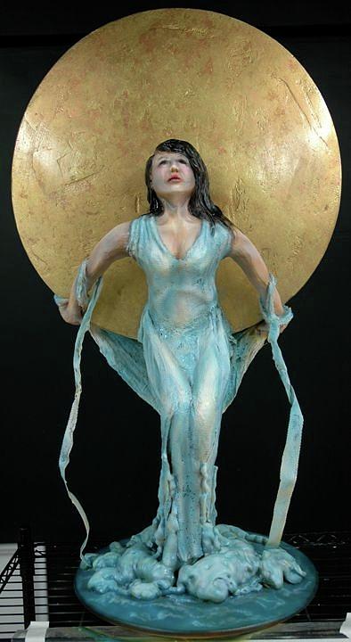Charles Hall - Creative Arts Program - Full Moon Sculpture by Wayne Pruse
