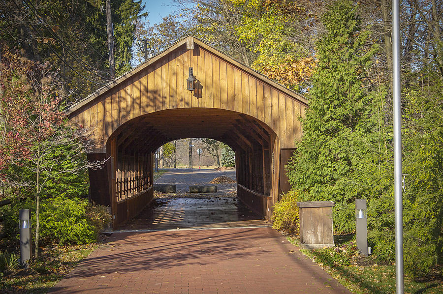 Charles Harding Memorial Covered Bridge  Photograph by Jack R Perry