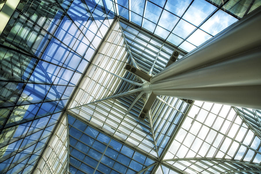 Charles Harper Center Atrium Photograph by Lindley Johnson