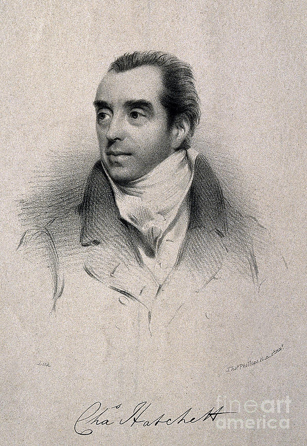 Charles Hatchett, English Chemist Photograph by Wellcome Images