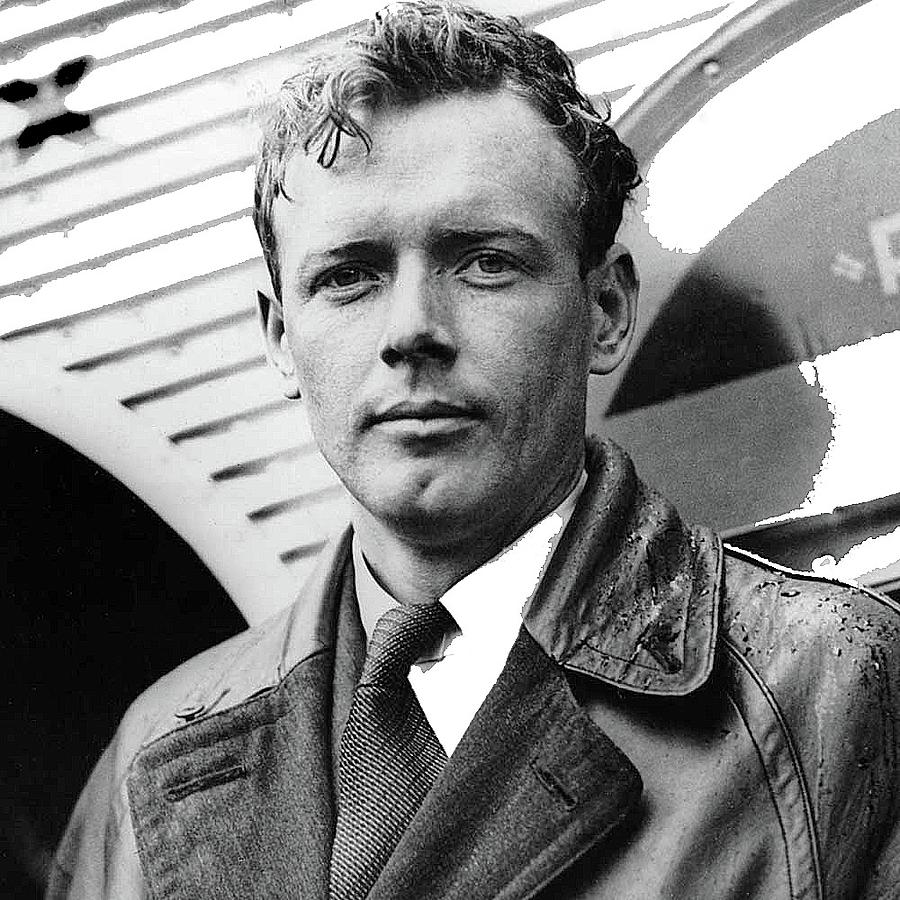 Charles Lindbergh 1930 Color Added 2016 Photograph