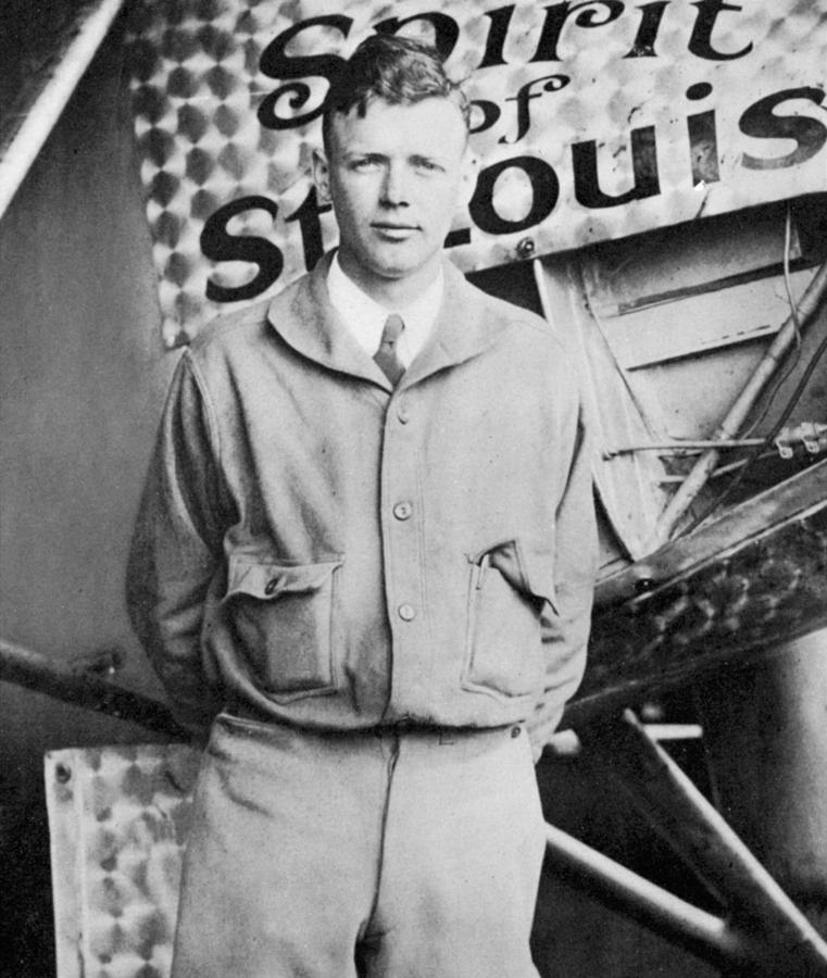 Jet Photograph - Charles Lindbergh by American School