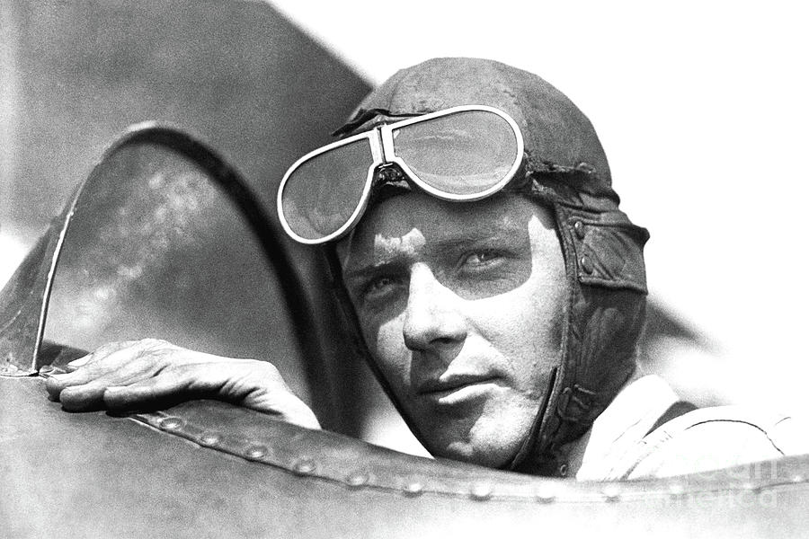 Hollywood Photograph - Charles Lindbergh - Doc Braham - All Rights Reserved. by Doc Braham
