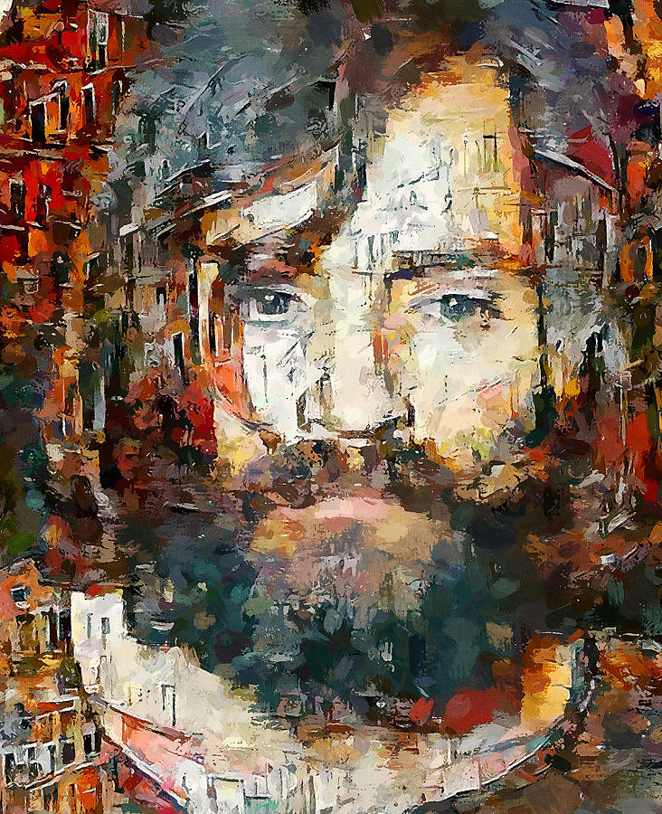 Nature Digital Art - Charles Manson Serial Murderer Portrait by Yury Malkov