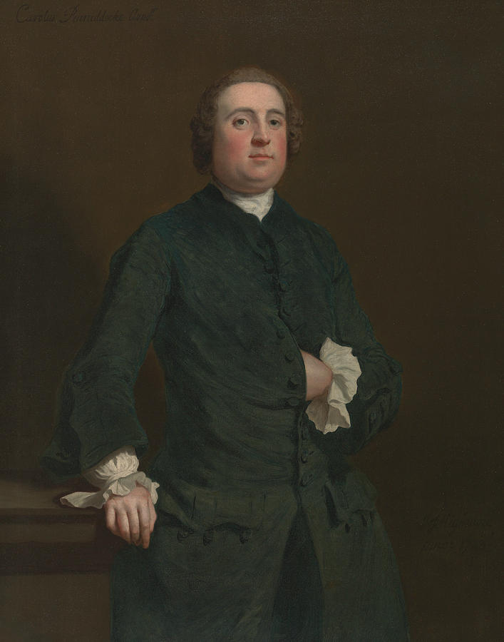 Joseph Highmore Painting - Charles Penruddocke by Joseph Highmore
