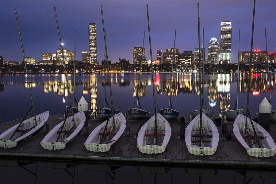 Charles River Boats Clear Water Reflection Photograph by Toby McGuire