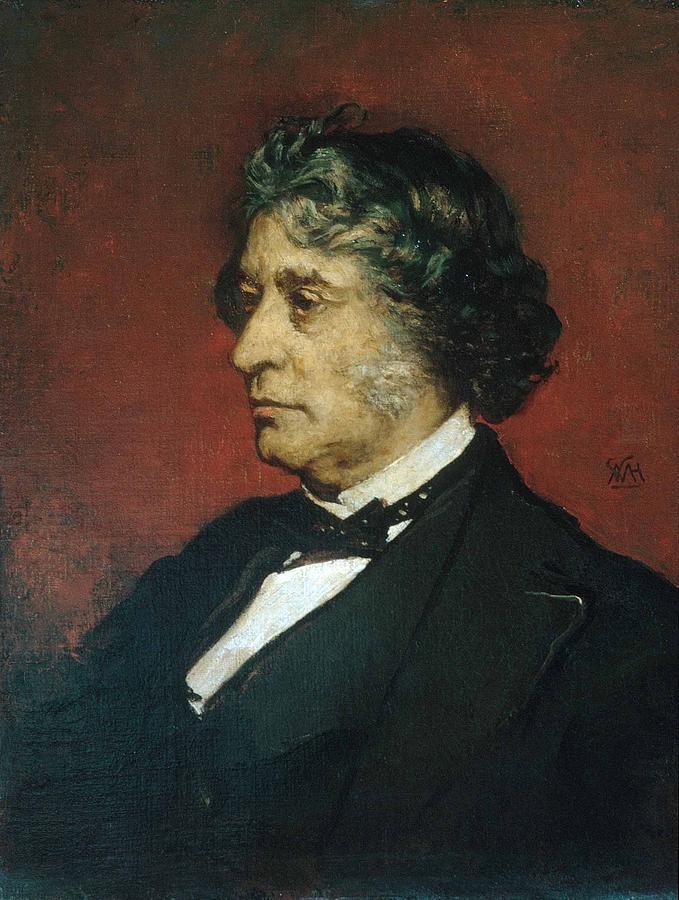 Charles Sumner Painting by William Morris Hunt