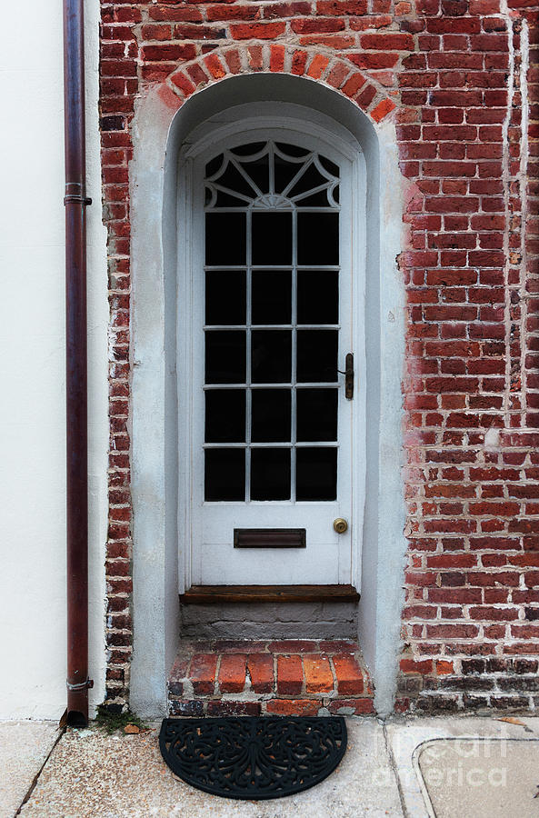 Charleston Brick Entrance To Historic Downtown Charleston South Carolina Photograph