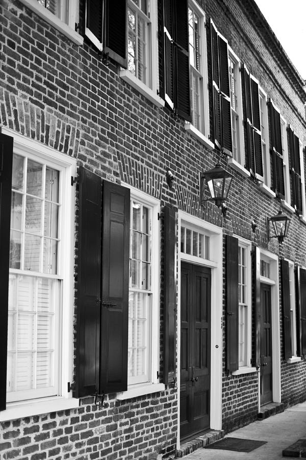 Charleston Brick Homes Photograph by Dustin K Ryan