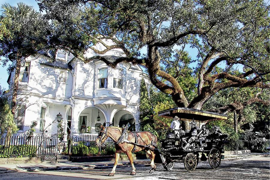 Charleston Carriage Ride Photograph by Alice Gipson