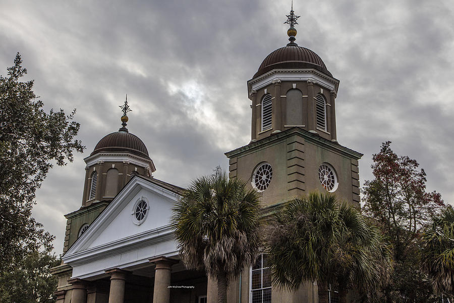 Charleston Church 2 domes Photograph by John McGraw