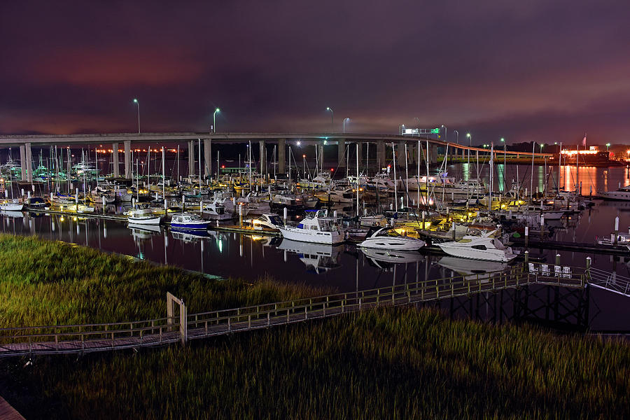Charleston City Marina Photograph by Dan Myers