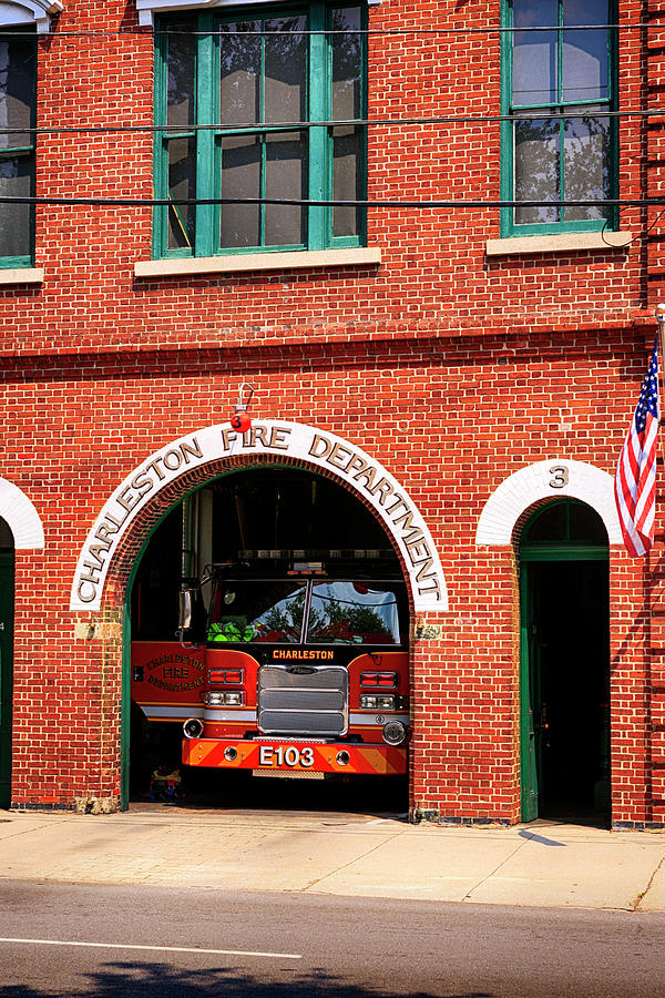 Charleston Fire Dept Photograph by Chris Smith