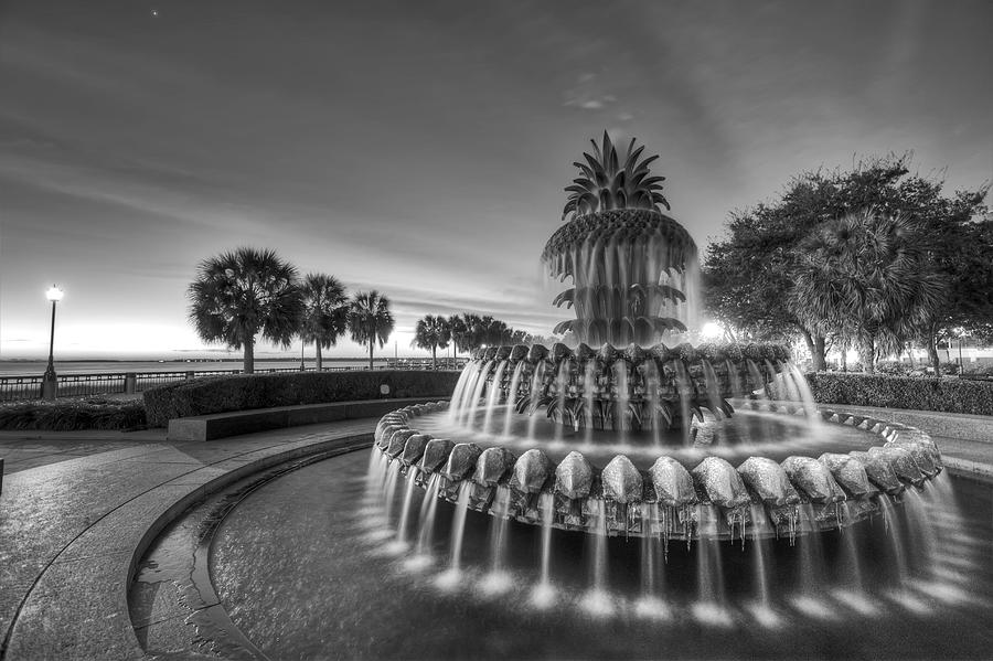Charleston Photograph - Charleston Pineapple Fountain Fine Art Image by Dustin K Ryan