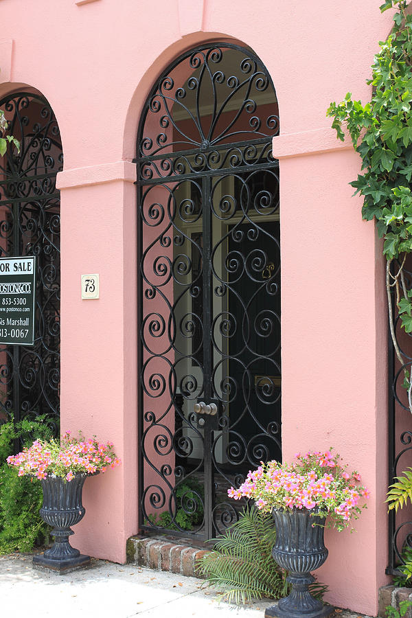 Charleston Pink Archway Photograph by Suzanne Gaff