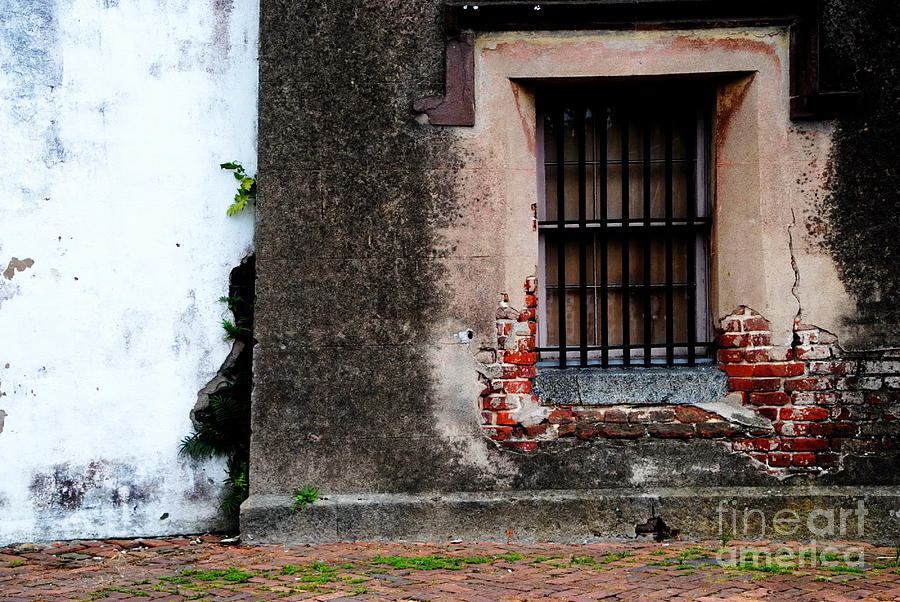 Charleston Old Jail Window - Repentance Photograph by Jacqueline M Lewis