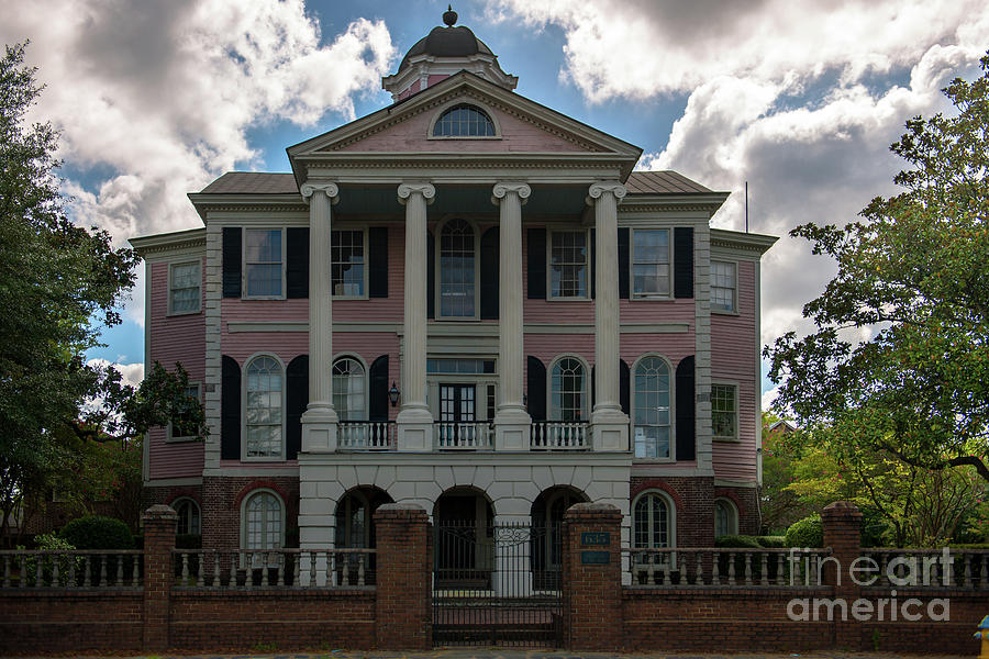 Charleston South Carolina Faber House On East Bay Street Photograph