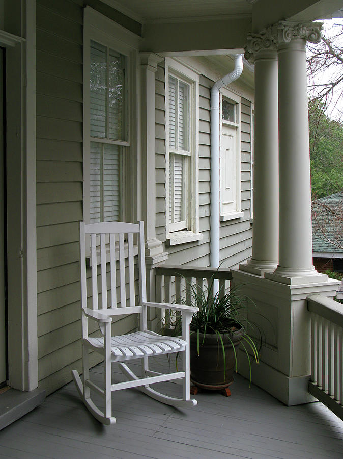 Charleston South Carolins Side Porch with Doric Columns Photograph by Richard Singleton