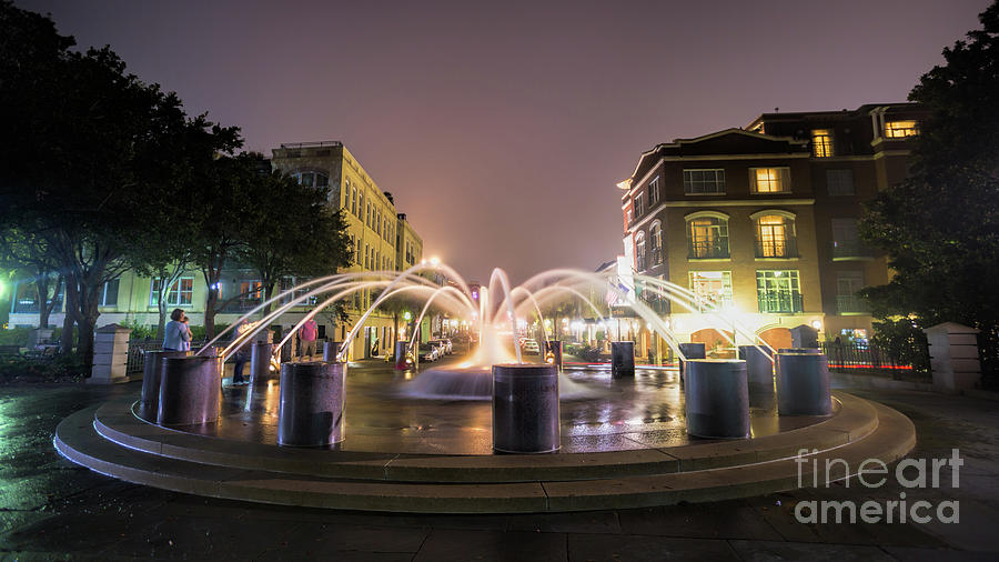 Charleston Splash Photograph by Robert Loe