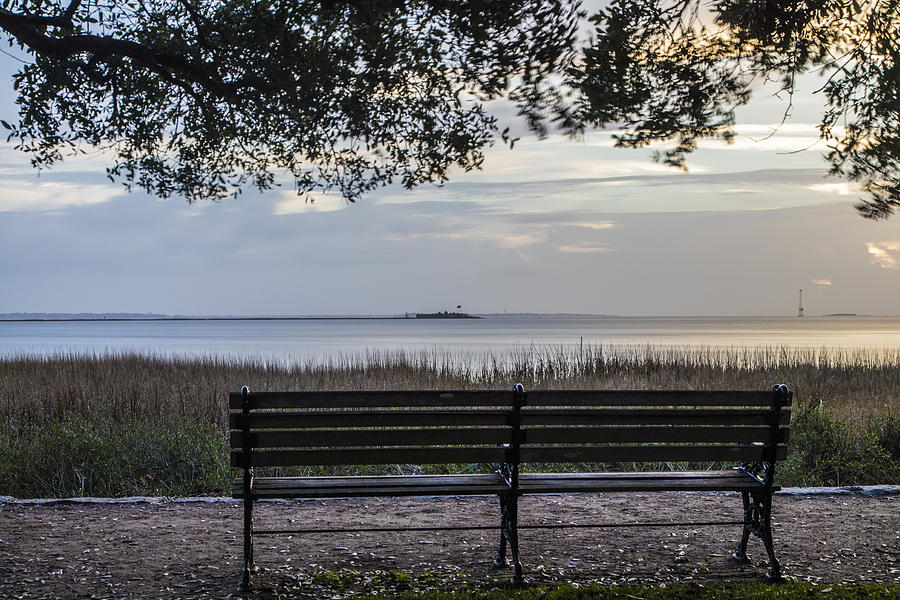 Charleston Sunrise with Fort Sumpter  Photograph by John McGraw