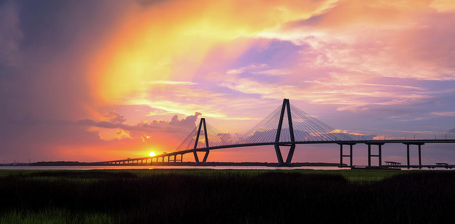 Sunset Photograph - Charleston by Taylor Franta